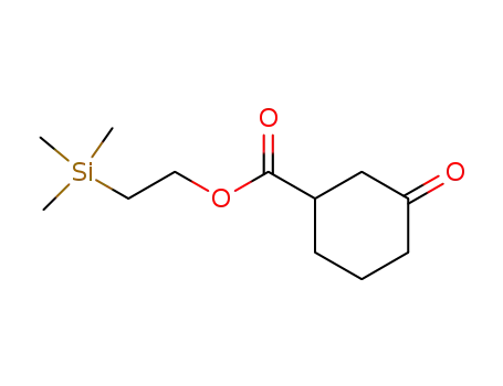 3-oxo-cyclohexanecarboxylic acid 2-trimethylsilanyl-ethyl ester
