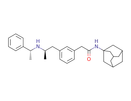 N-adamantan-1-yl-2-{3-[(R)-2-((R)-1-phenyl-ethylamino)-propyl]-phenyl}-acetamide
