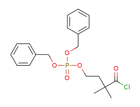 dibenzyl 4-chloro-3,3-dimethyl-4-oxobutyl phosphate