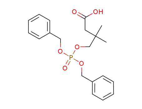 4-{[bis(benzyloxy)phosphoryl]oxy}-3,3-dimethylbutanoic acid