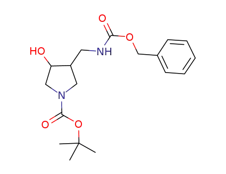 tert-butyl 3-((benzyloxycarbonyl)methyl)-4-hydroxypyrrolidine-1-carboxylate