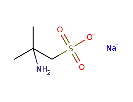 Molecular Structure of 60155-08-0 (1-Propanesulfonic acid, 2-amino-2-methyl-, monosodium salt)