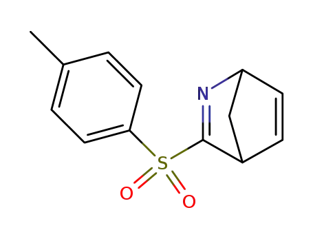 Molecular Structure of 49805-27-8 (2-Azabicyclo[2.2.1]hepta-2,5-diene, 3-[(4-methylphenyl)sulfonyl]-)