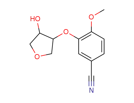3-(4-hydroxytetrahydrofuran-3-yloxy)-4-methoxybenzonitrile