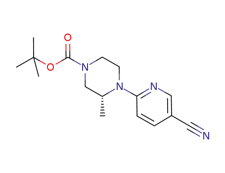 tert-butyl (3R)-4-(5-cyano-2-pyridyl)-3-methylpiperazine-1-carboxylate