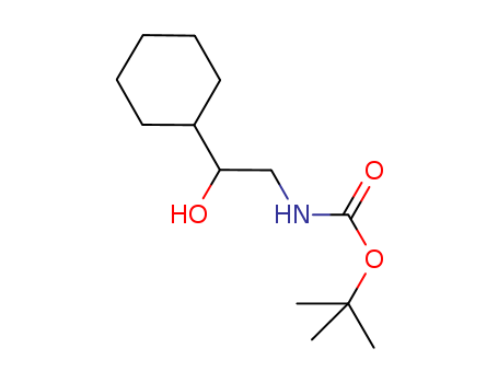 tert-butyl 2-cyclohexyl-2-hydroxyethylcarbamate