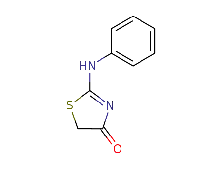 Molecular Structure of 17823-27-7 (2-PHENYLAMINO-THIAZOL-4-ONE)