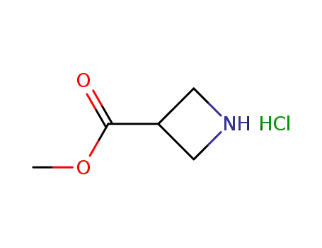 Molecular Structure of 100202-39-9 (3-AZETIDINECARBOXYLIC ACID, METHYL ESTER, HYDROCHLORIDE)