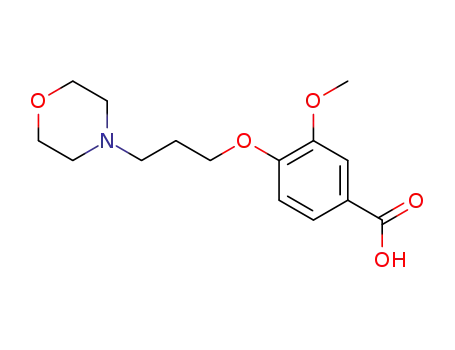 3-methoxy-4-(3-morpholinopropoxy)benzoic acid
