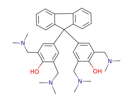 2,5,2',5'-tetra(dimethylaminemethylene)-9,9-bis(4-hydroxyphenyl)fluorene