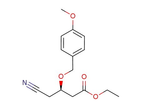 ethyl (R)-4-cyano-3-[(4-methoxybenzyl)oxy]butanoate