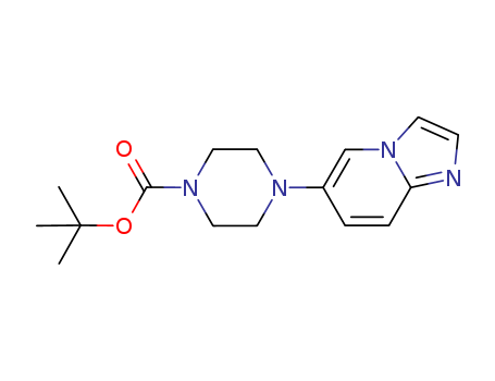 1-Piperazinecarboxylic acid, 4-imidazo[1,2-a]pyridin-6-yl-,
1,1-dimethylethyl ester