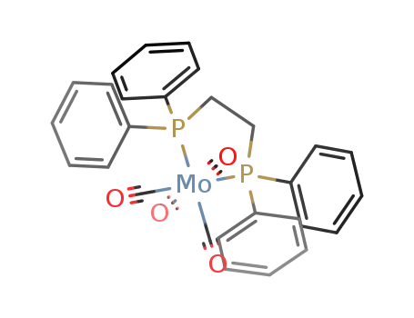 Molecular Structure of 15444-66-3 ([1,2-bis(diphenylphosphino)ethane]molybdenum tetracarbonyl)