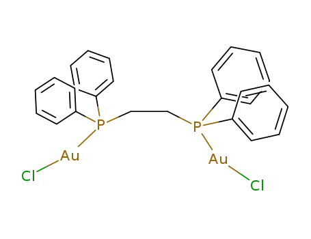 Molecular Structure of 18024-34-5 (Dichloro(DPPE)digold(I) ,96%)