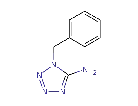 Molecular Structure of 31694-90-3 (1H-Tetrazol-5-amine, 1-(phenylmethyl)-)