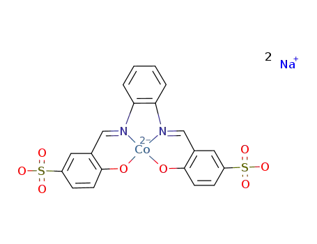 disodium(bis(5-sulfosalicylaldehyde)o-phenylenediiminato)cobaltate(II)