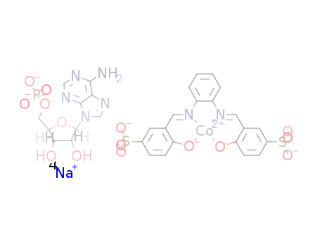 disodium[(bis(5-sulfosalicylaldehyde)-o-phenylenediiminato)cobalt(II)]*adenosine-5'-monophosphate disodium salt