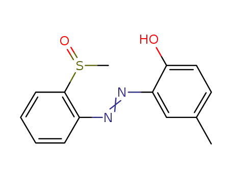 2-(methylsulfinyl)-2'-hydroxy-5'-methylazobenzene