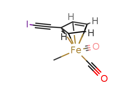 (η5-IC2C5H4)Fe(CO)2(CH3)