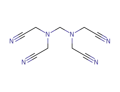 Molecular Structure of 1116-43-4 (Methylenebisiminodiacetonitrile)