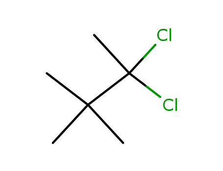 Molecular Structure of 594-84-3 (2,2-Dichloro-3, 3-dimethylbutane)