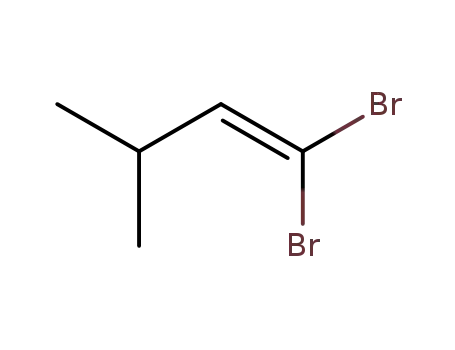 Molecular Structure of 32363-92-1 (1,1-dibromo-3-methylbut-1-ene)