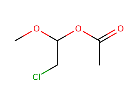 Molecular Structure of 40916-19-6 (Ethanol, 2-chloro-1-methoxy-, acetate)