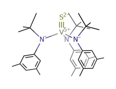 SV(N(3,5-Me2C6H3)(tBu))3 complex