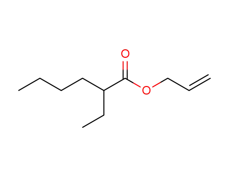 Molecular Structure of 58105-49-0 (allyl 2-ethylhexanoate)