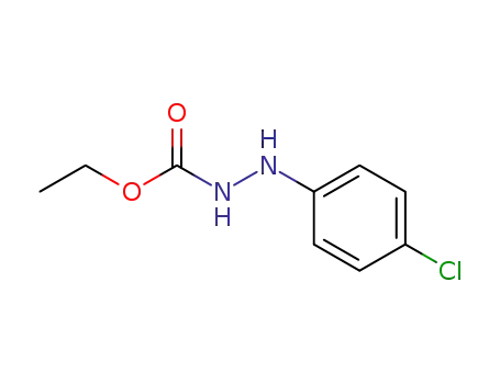 Molecular Structure of 13124-13-5 (Hydrazinecarboxylic acid, 2-(4-chlorophenyl)-, ethyl ester)