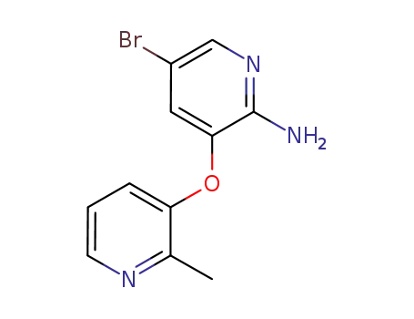 5-bromo-3-(2-methylpyridin-3-yloxy)pyridin-2-amine