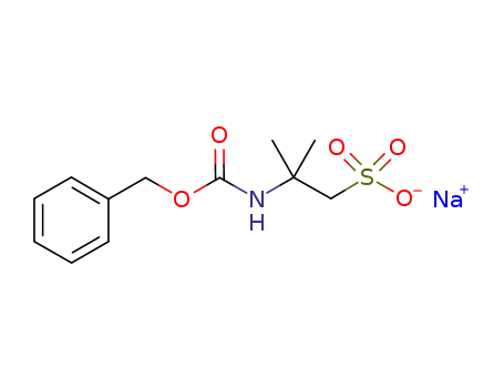 sodium 2-(benzyloxycarbonylamino)-2-methylpropane-1-sulfonate