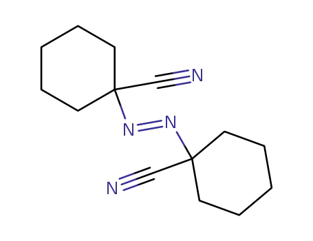 Molecular Structure of 2094-98-6 (1,1'-Azobis(cyanocyclohexane))