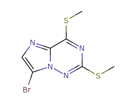 7-bromo-2,4-bis(methylthio)imidazo[2,1-f][1,2,4]triazine