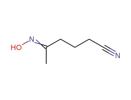 Molecular Structure of 14274-33-0 (Hexanenitrile, 5-(hydroxyimino)-)