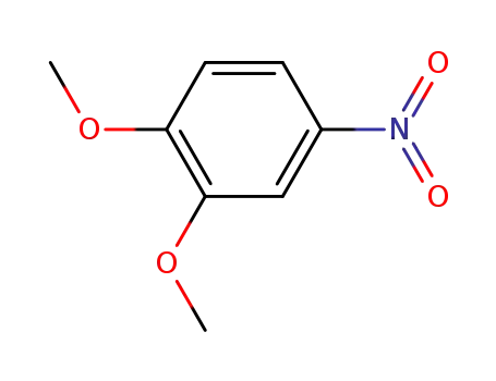 Molecular Structure of 709-09-1 (3,4-Dimethoxynitrobenzene)