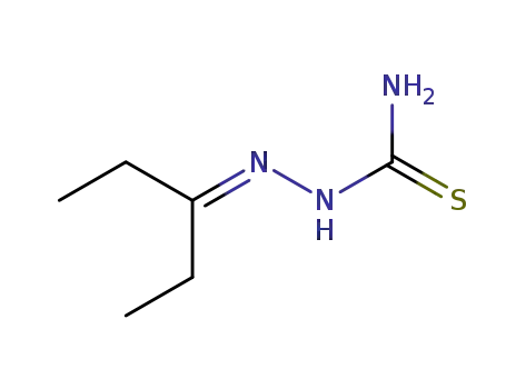 Molecular Structure of 60798-83-6 (Hydrazinecarbothioamide, 2-(1-ethylpropylidene)-)