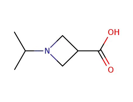 Molecular Structure of 959238-28-9 (1-ISOPROPYLAZETIDINE-3-CARBOXYLIC ACID)