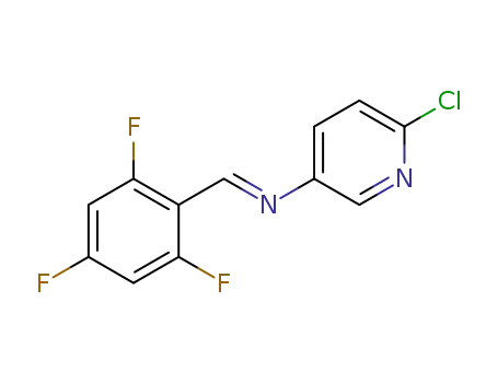(E)-N-(6-chloropyridin-3-yl)-1-(2,4,6-trifluorophenyl)methanimine