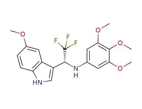 N-((R)-2,2,2-trifluoro-1-(5-methoxy-1H-indol-3-yl)ethyl)-3,4,5-trimethoxybenzenamine