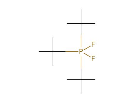 Molecular Structure of 29149-35-7 (Phosphorane, tris(1,1-dimethylethyl)difluoro-)