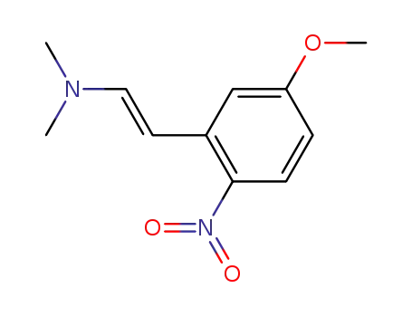 4-methoxy-trans-2-[β-(dimethylamino)vinyl]-nitrobenzene