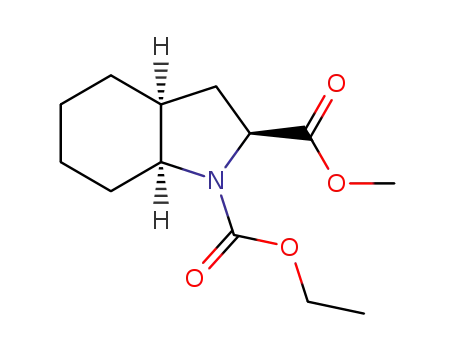 (2S,3aS,7aS)-1-ethyl 2-methyl hexahydro-1H-indole-1,2(2H,3H)-dicarboxylate