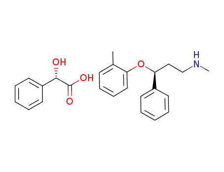 (S)-tomoxetine (S)-(+)-mandelate