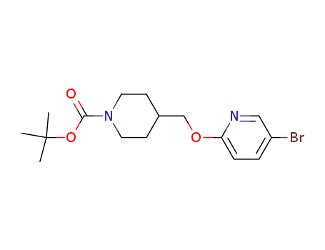 tert-Butyl 4-(((5-bromopyridin-2-yl)oxy)methyl)piperidine-1-carboxylate