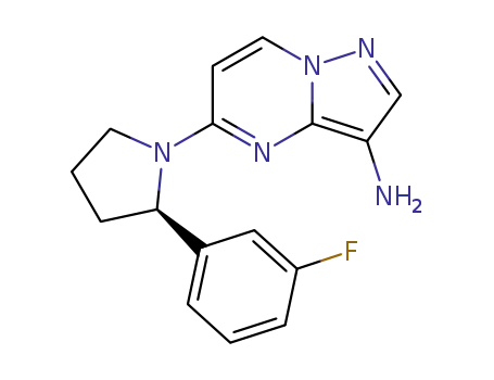 (R)-5-(2-(3-fluorophenyl)pyrrolidin-1-yl)pyrazolo[1,5-a]pyrimidin-3-amine