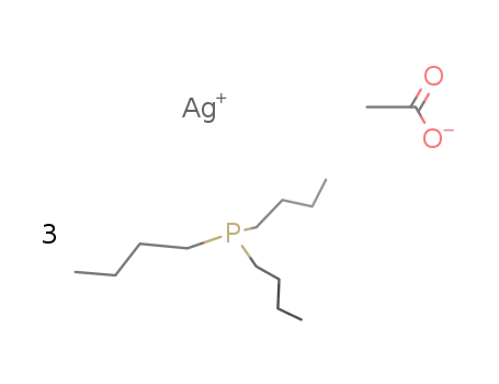 tris(tri-n-butyl phosphine)silver(I) acetate