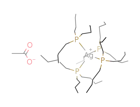 tetra(tri-n-butyl phosphine)silver(I) acetate