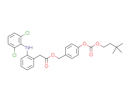 4-((3,3-dimethylbutoxy)carbonyloxy)benzyl 2-(2-(2,6-dichlorophenylamino)phenyl)acetate