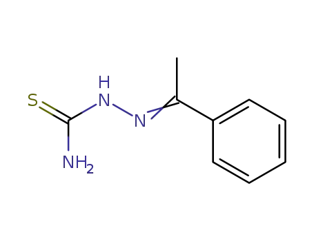 Hydrazinecarbothioamide,2-(1-phenylethylidene)- cas  2302-93-4